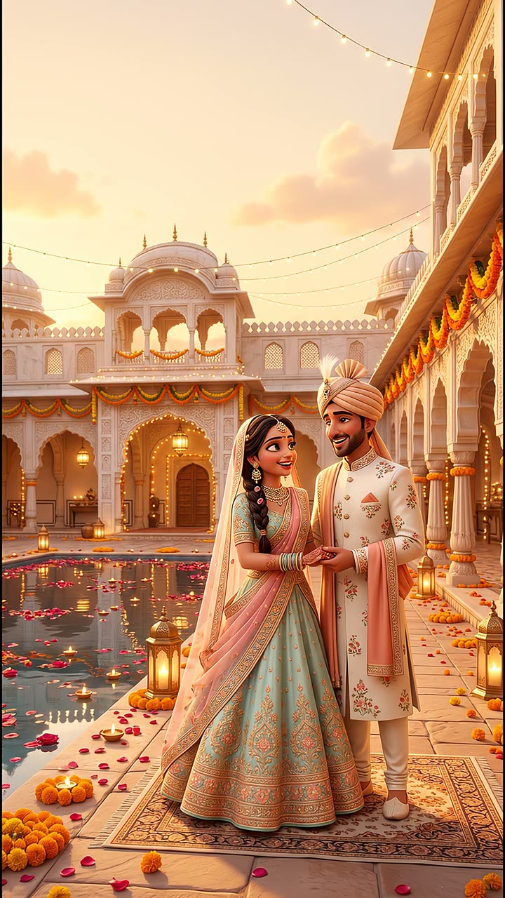 Pixar-Style 3D Wedding Invitation Video | Nimantro